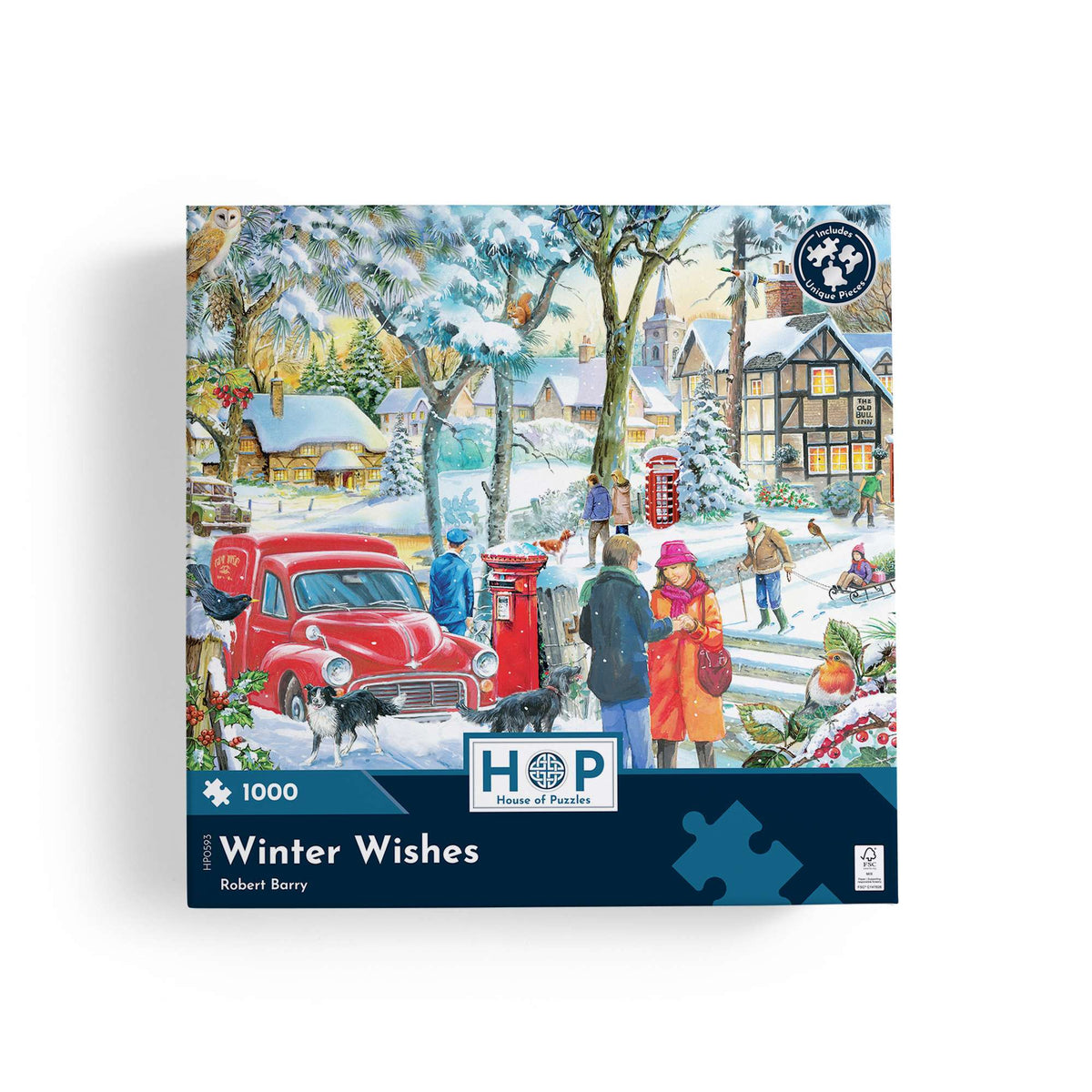 Box, straight on: Winter Wishes – 1000 Piece Jigsaw Puzzle (House of Puzzles)