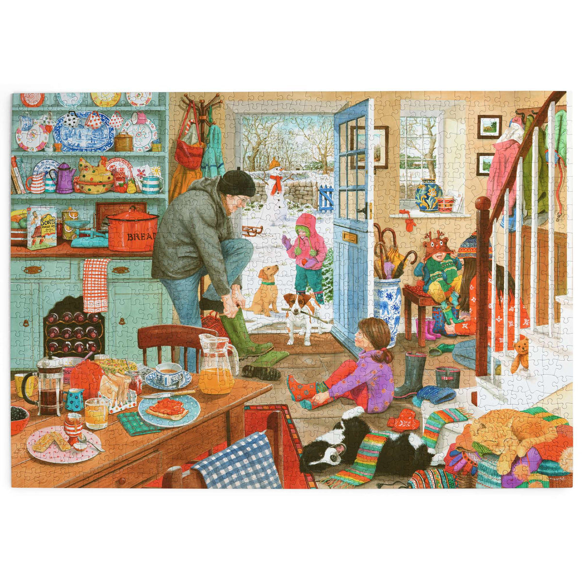 Made up: Woolly Hats & Wellies – 1000 Piece Jigsaw Puzzle (House of Puzzles)
