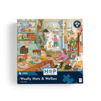 Box, straight on: Woolly Hats & Wellies – 1000 Piece Jigsaw Puzzle (House of Puzzles)