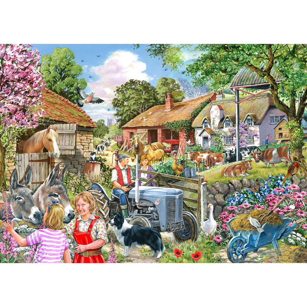 HOP - At The Farm Gate - BIG 500 Piece Jigsaw Puzzle