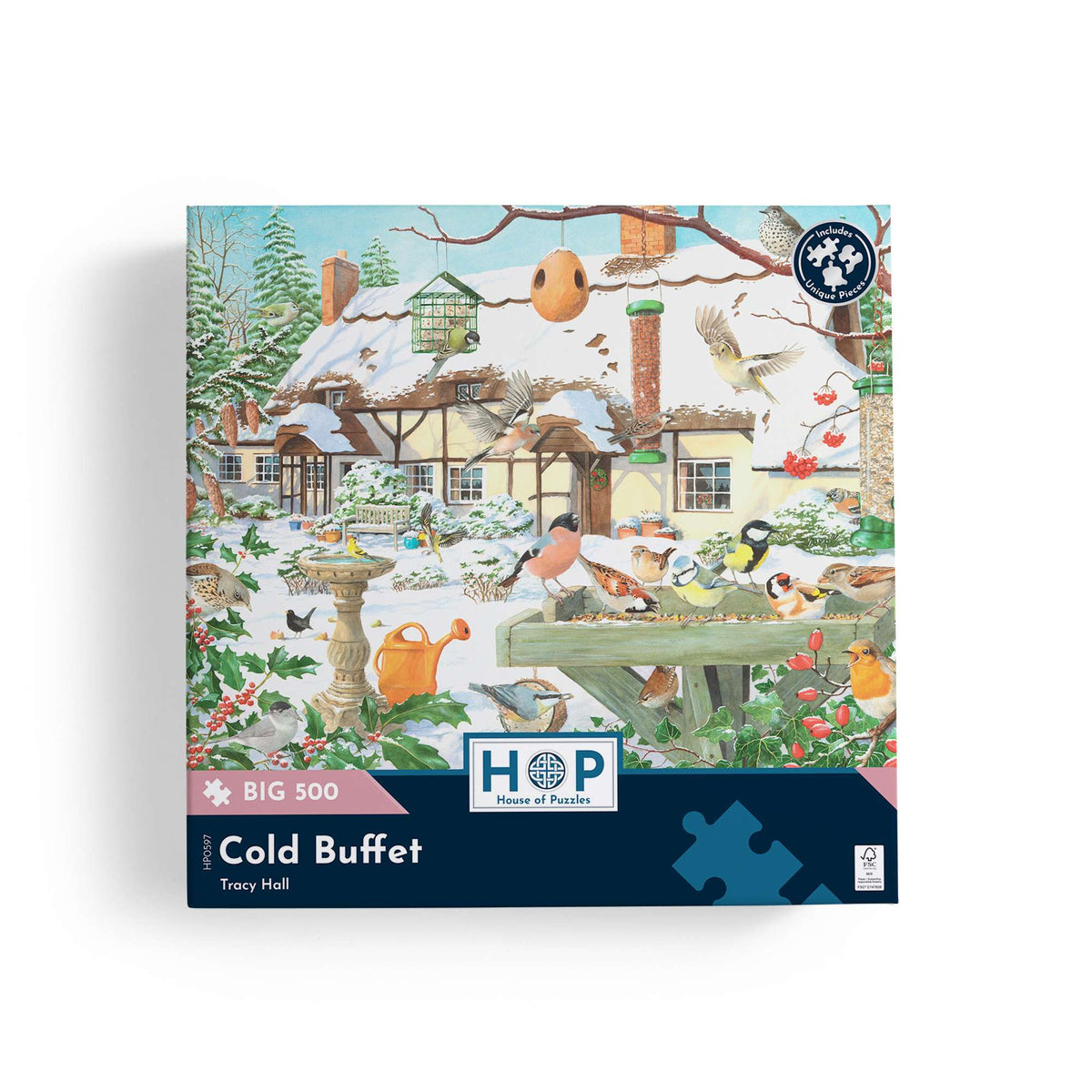 Box, straight on: Cold Buffet – 500 XL Piece Jigsaw Puzzle (House of Puzzles)