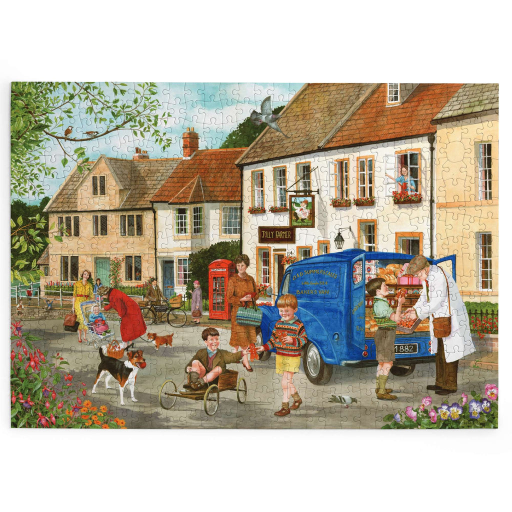 Made up: Gingerbread Boys – 500 XL Piece Jigsaw Puzzle (House of Puzzles)