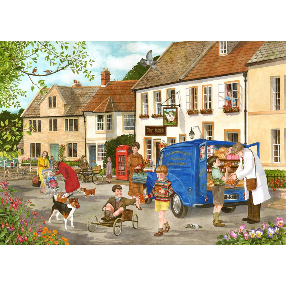 HOP - Gingerbread Boys - BIG 500 Piece Jigsaw Puzzle