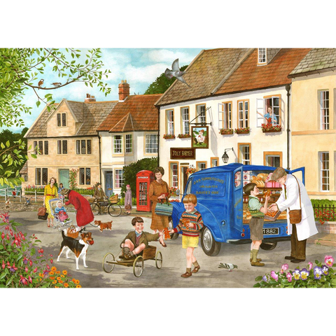 Gingerbread Boys – 500 XL Piece Jigsaw Puzzle (HOP)
