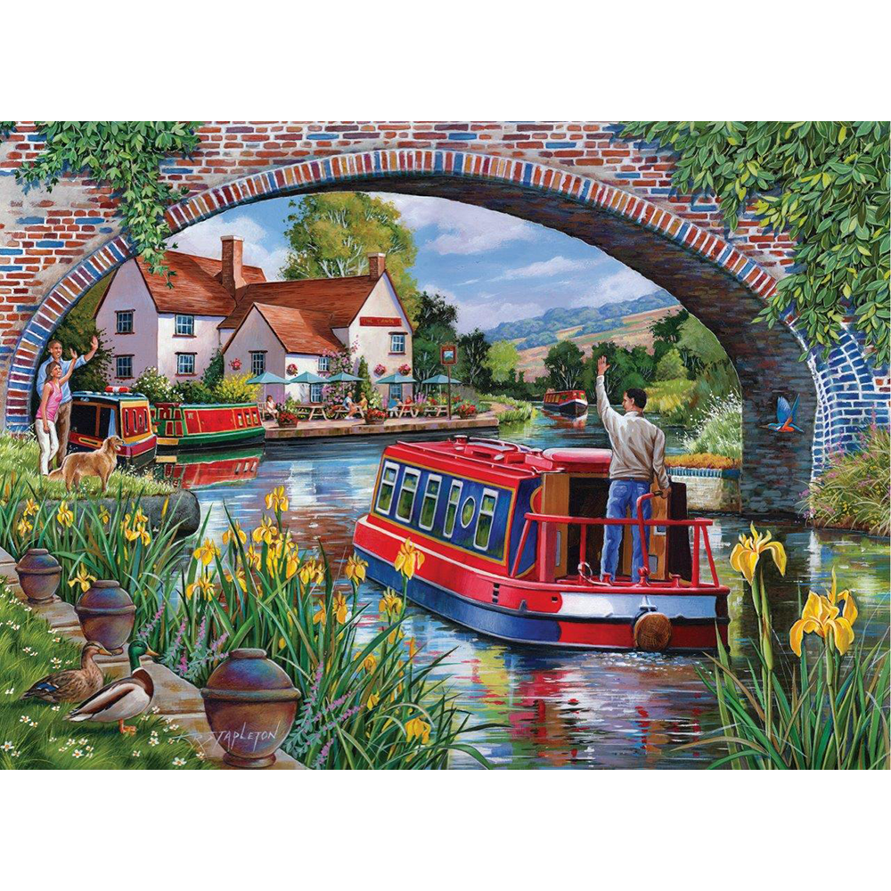 Over & Under – 500 XL Piece Jigsaw Puzzle (HOP) – Puzzles Galore