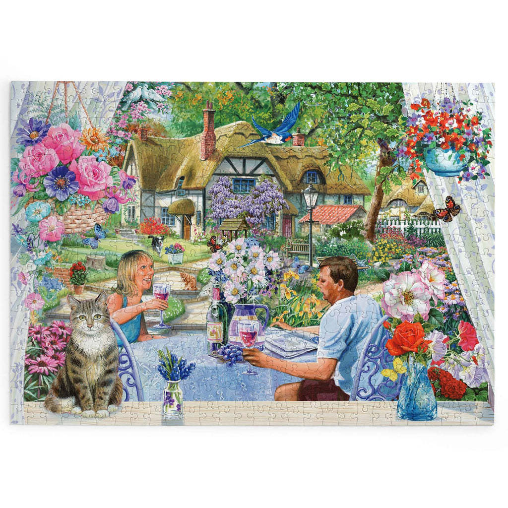 Made up: Enjoying the Garden – 500 XL Piece Jigsaw Puzzle (House of Puzzles)