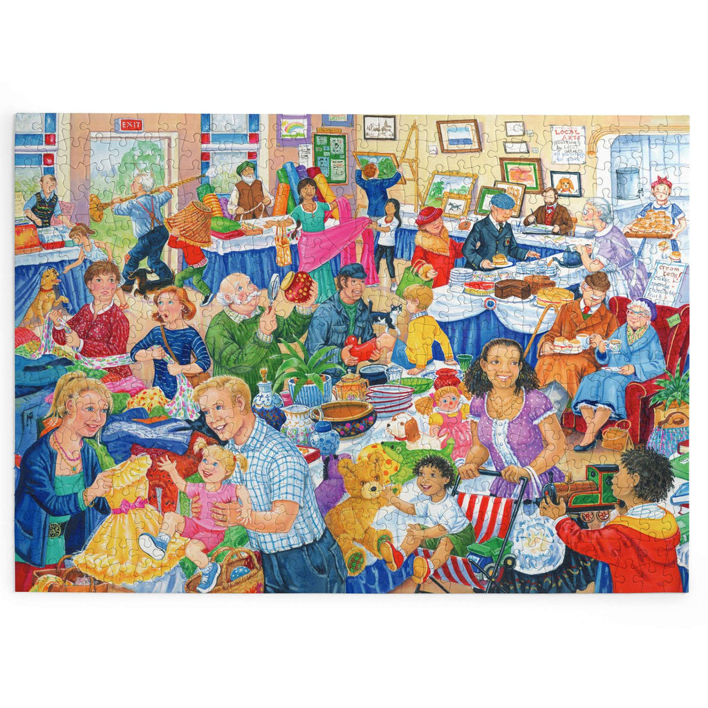 Made up: Jumble Sale – 500 XL Piece Jigsaw Puzzle (House of Puzzles)