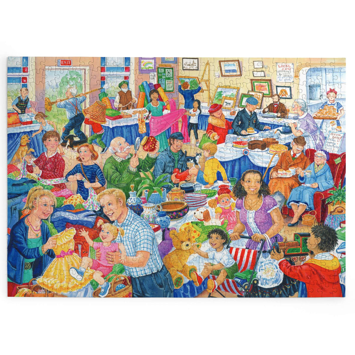 Made up: Jumble Sale – 500 XL Piece Jigsaw Puzzle (House of Puzzles)