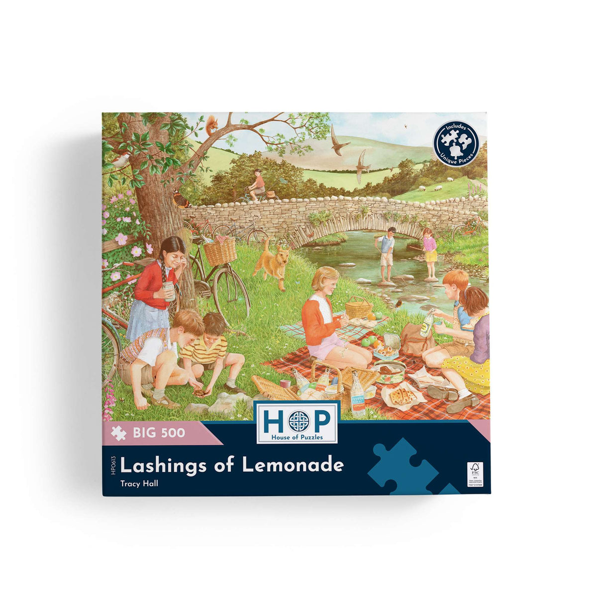 Box, straight on: Lashings of Lemonade – 500 XL Piece Jigsaw Puzzle (House of Puzzles)
