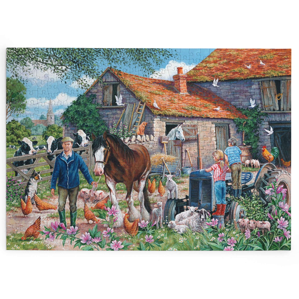 Made up: MacDonalds Farm – 500 XL Piece Jigsaw Puzzle (House of Puzzles)
