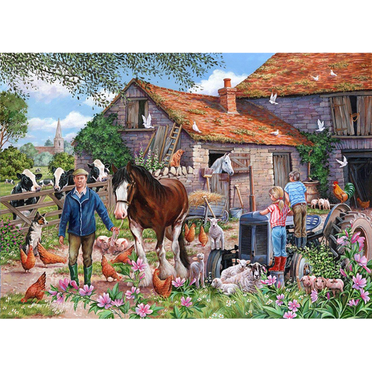 HOP - MacDonalds Farm - BIG 500 Piece Jigsaw Puzzle