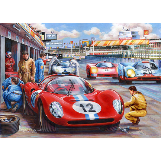 HOP - Pit Stop - BIG 500 Piece Jigsaw Puzzle