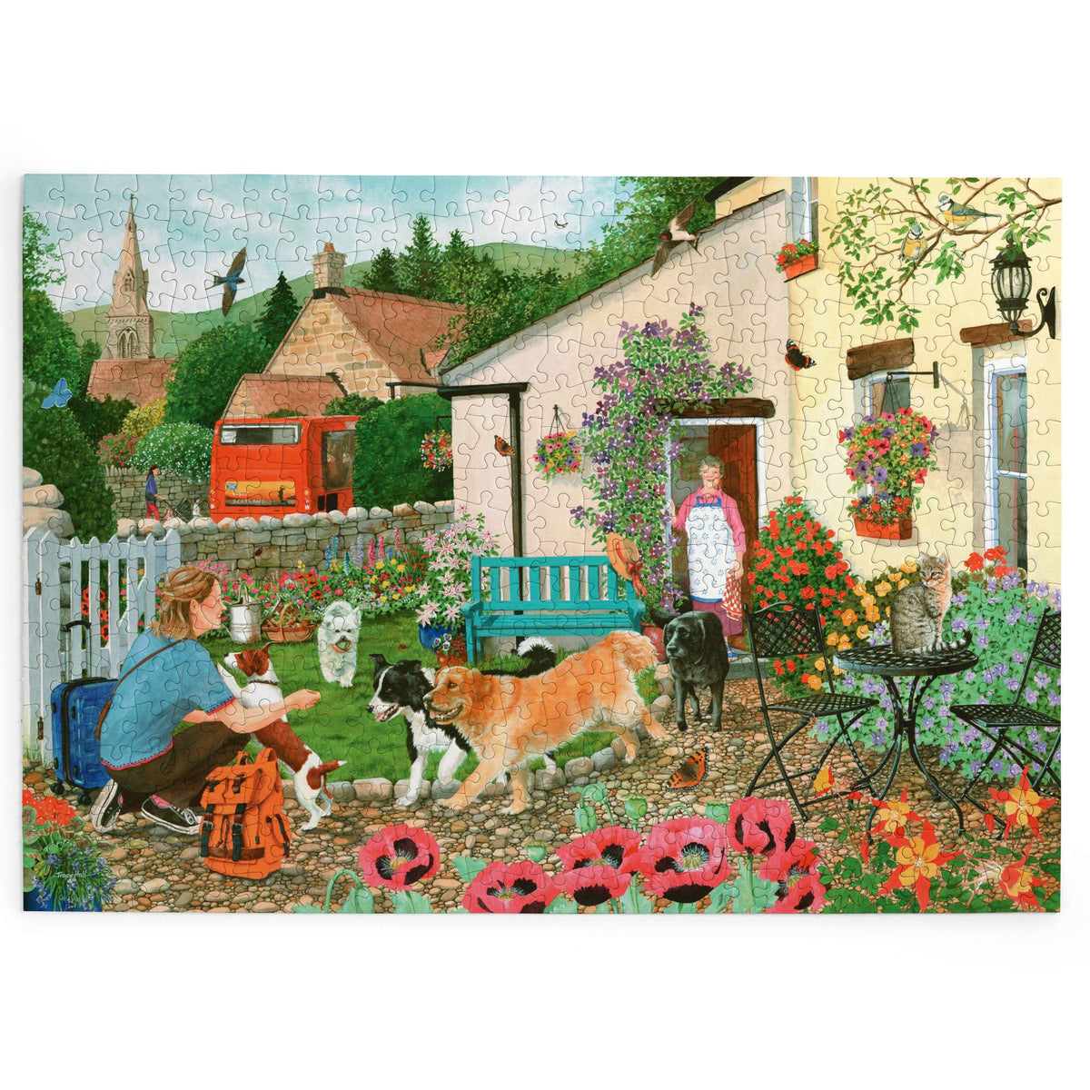 Made up: Welcoming Committee – 500 XL Piece Jigsaw Puzzle (House of Puzzles)