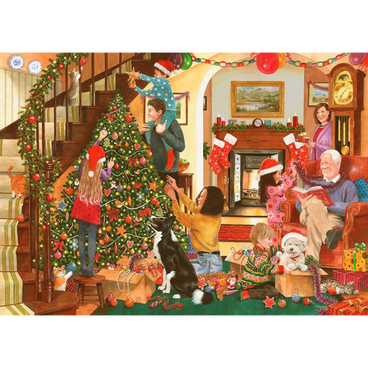 HOP - Decorating The Tree - BIG 500 Piece Jigsaw Puzzle