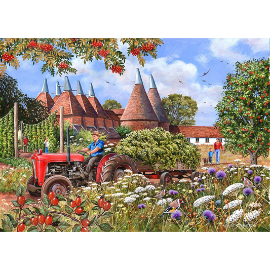 HOP - Oast Houses - BIG 500 Piece Jigsaw Puzzle