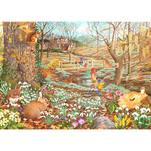 HOP - Snowdrop Walk - BIG 500 Piece Jigsaw Puzzle