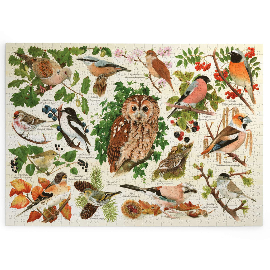 Made up: Woodland Birds – 500 XL Piece Jigsaw Puzzle (House of Puzzles)