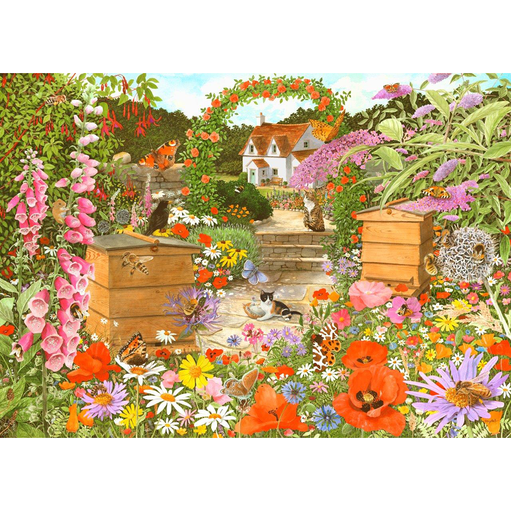 HOP - Bee Happy - 1000 Piece Jigsaw Puzzle