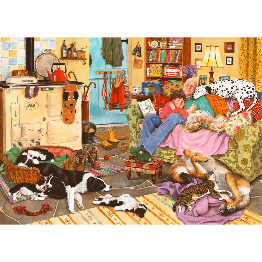 Dog Tired – 1000 Piece Jigsaw Puzzle (HOP)