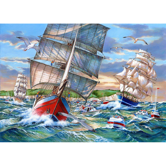 HOP - Tall Ships - 1000 Piece Jigsaw Puzzle