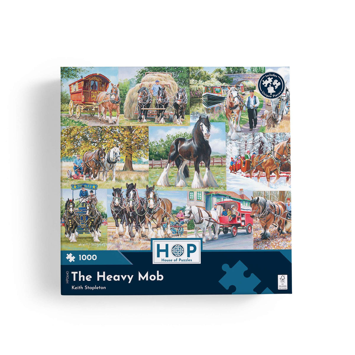 Box, straight on: The Heavy Mob – 1000 Piece Jigsaw Puzzle (House of Puzzles)