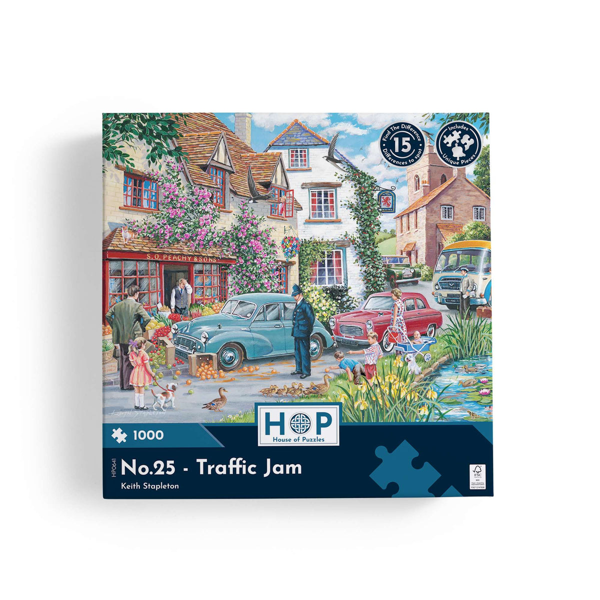 Box, straight on: Traffic Jam – 1000 Piece Jigsaw Puzzle (House of Puzzles)