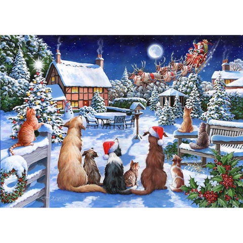 Santa Paws – 1000 Piece Jigsaw Puzzle (HOP)