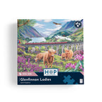Box, straight on: Glenfinnan Ladies by HOP – 500 XL Piece Jigsaw Puzzle (House of Puzzles)