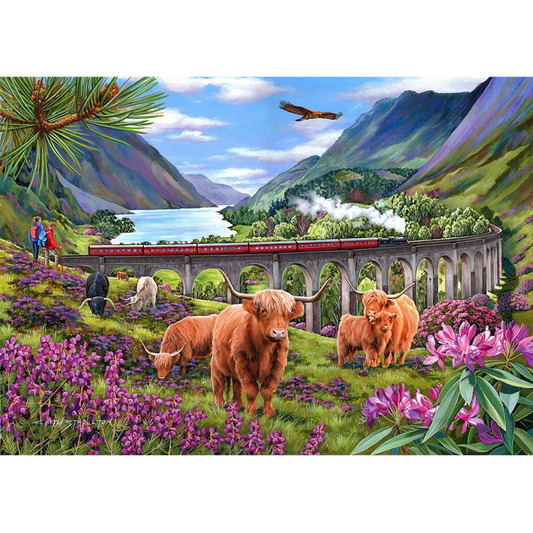 HOP - Glenfinnan Ladies - BIG 500 Piece Jigsaw Puzzle