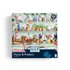 Box, straight on: Posies & Produce – 500 Piece Jigsaw Puzzle (House of Puzzles)