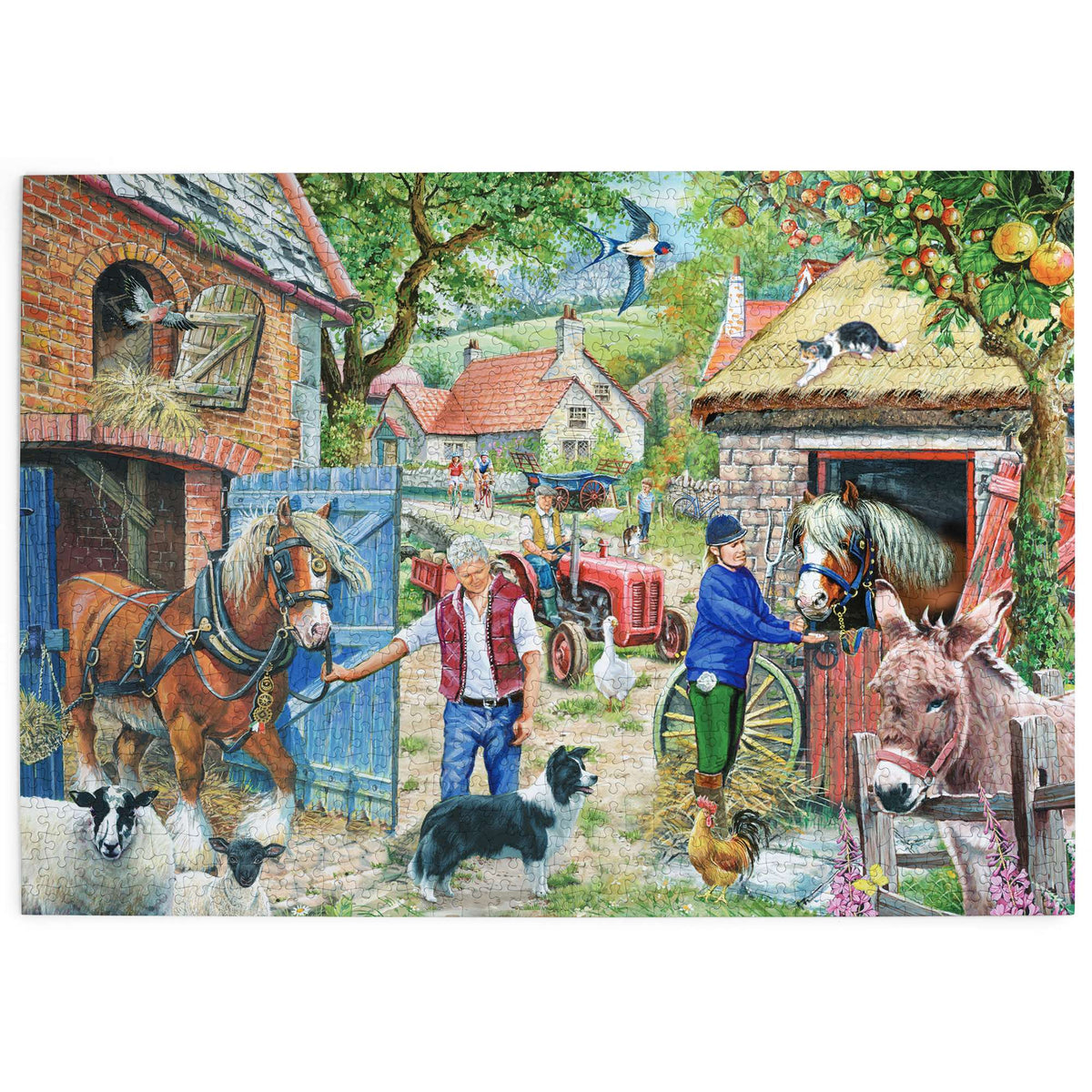 Made up: Appletree Lane – 1000 Piece Jigsaw Puzzle (House of Puzzles)