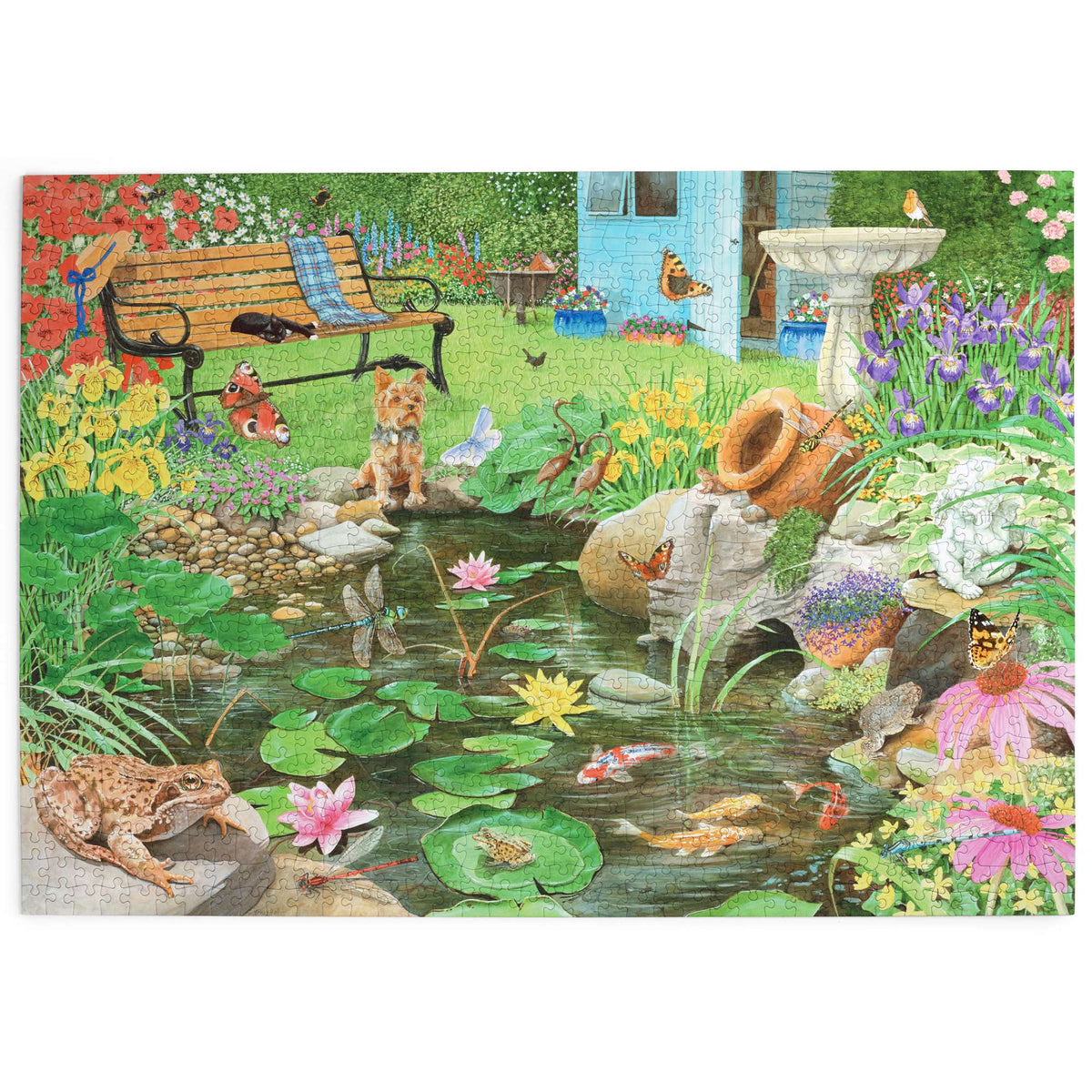 Made up: Lily Pond – 1000 Piece Jigsaw Puzzle (House of Puzzles)