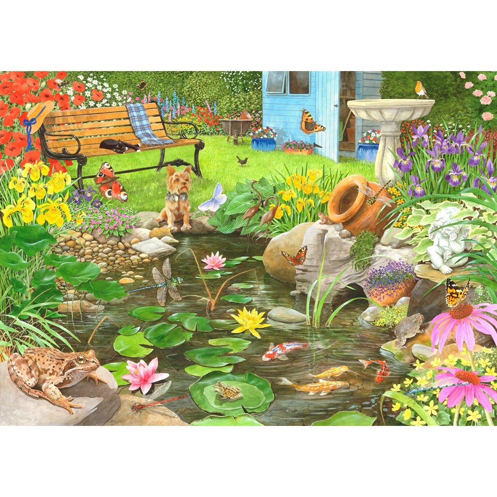 Lily Pond – 1000 Piece Jigsaw Puzzle (HOP)