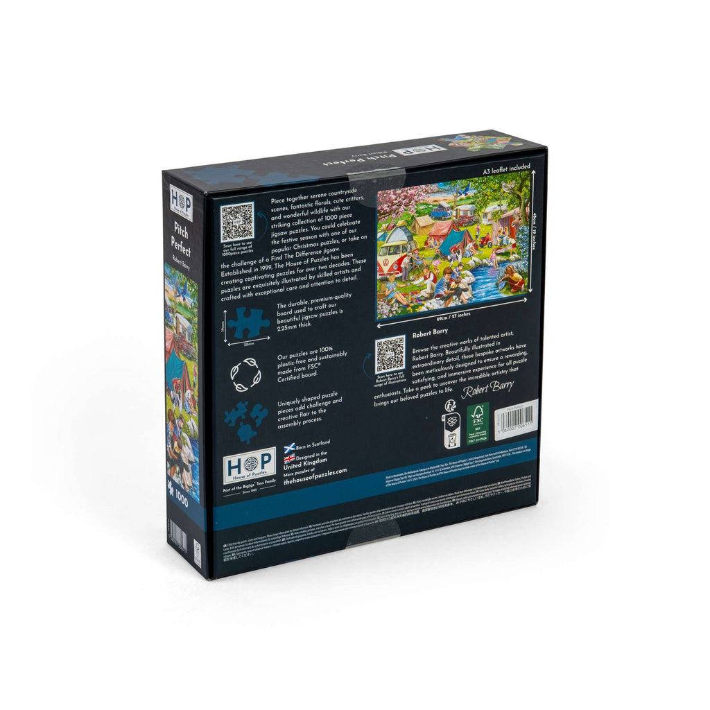 Box back: Pitch Perfect – 1000 Piece Jigsaw Puzzle (House of Puzzles)