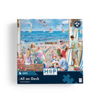 Box, straight on: All On Deck – 1000 Piece Jigsaw Puzzle (House of Puzzles)