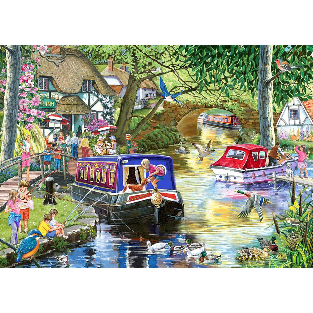 Summer on the River – 1000 Piece Jigsaw Puzzle (HOP)