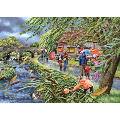 Wind at the Willows – 1000 Piece Jigsaw Puzzle (HOP)