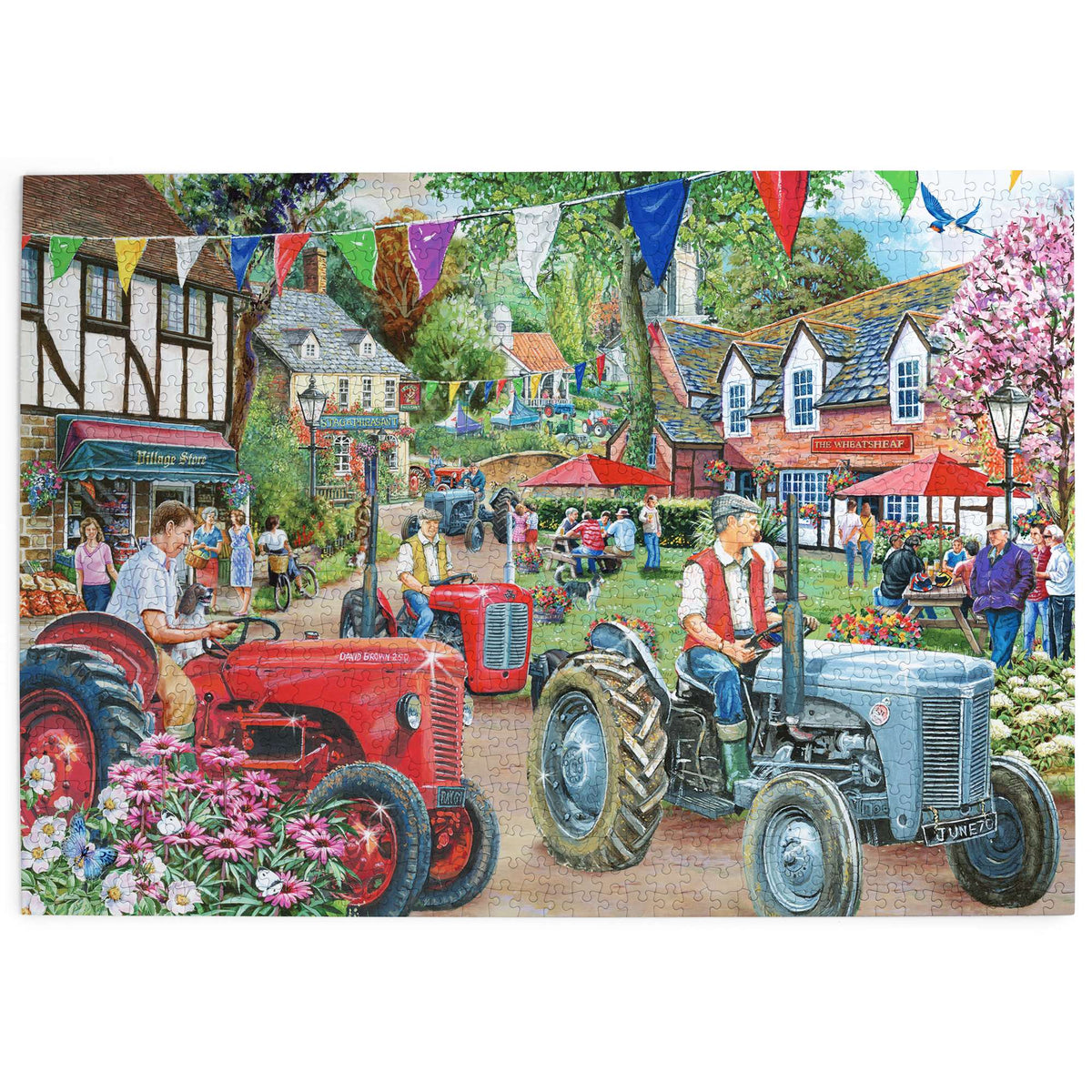 Made up: Tractor Parade – 1000 Piece Jigsaw Puzzle (House of Puzzles)