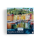 Box, straight on: Portofino on Reflection – 1000 Piece Jigsaw Puzzle (House of Puzzles)