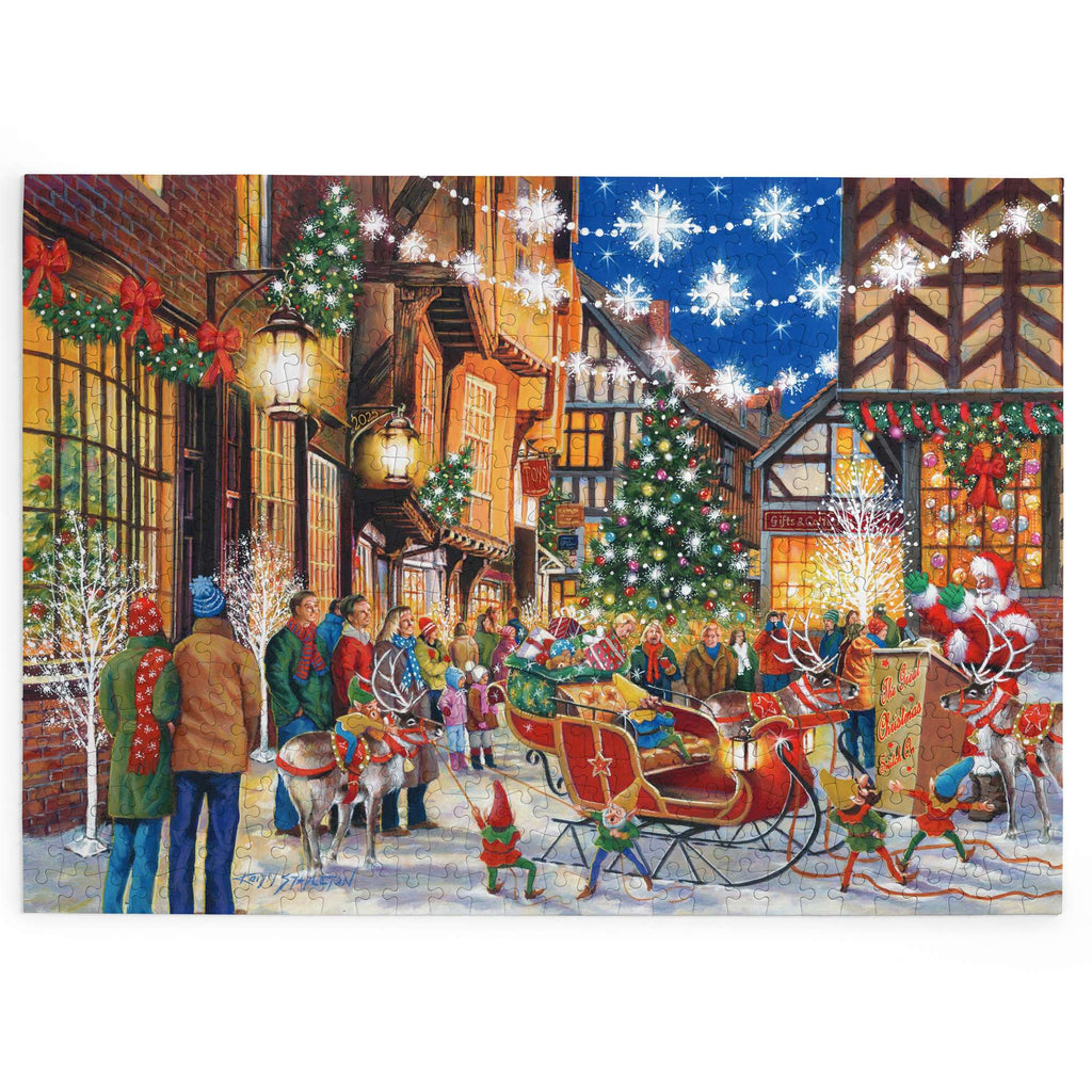 Made up: Santa Switch On – 500 XL Piece Jigsaw Puzzle (House of Puzzles)