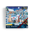 Box, straight on: Santa Paws – BIG 500 XL Piece Jigsaw Puzzle (House of Puzzles)