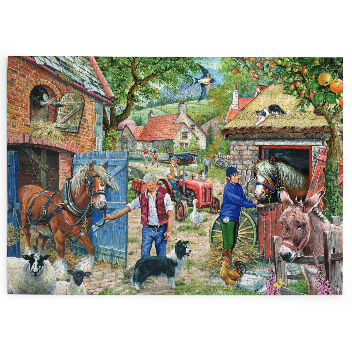 Made up: Appletree Lane – 500 XL Piece Jigsaw Puzzle (House of Puzzles)
