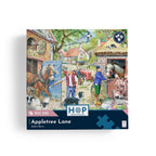 Box, straight on: Appletree Lane – 500 XL Piece Jigsaw Puzzle (House of Puzzles)