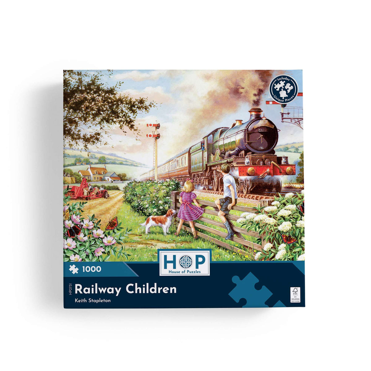 Box, straight on: Railway Children – 1000 Piece Jigsaw Puzzle (House of Puzzles)
