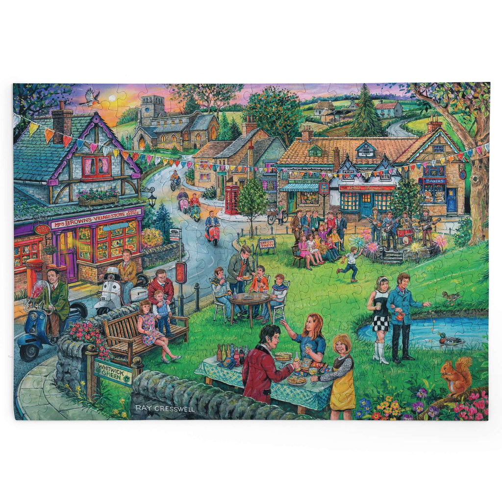 Made up: Sixties Green – 250 Piece Jigsaw Puzzle (House of Puzzles)