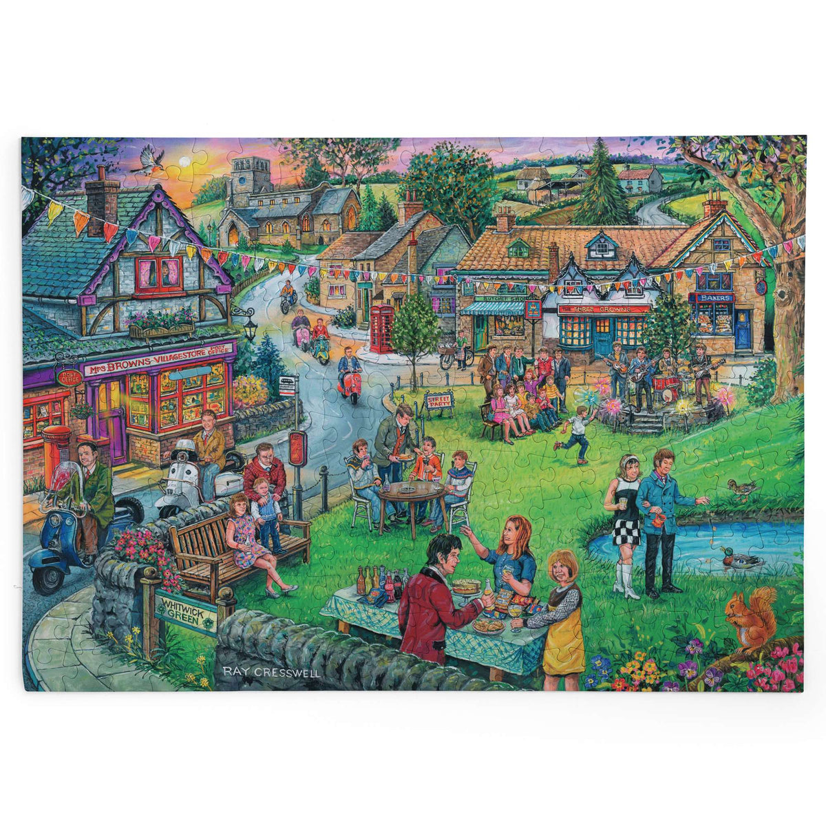 Made up: Sixties Green – 250 Piece Jigsaw Puzzle (House of Puzzles)