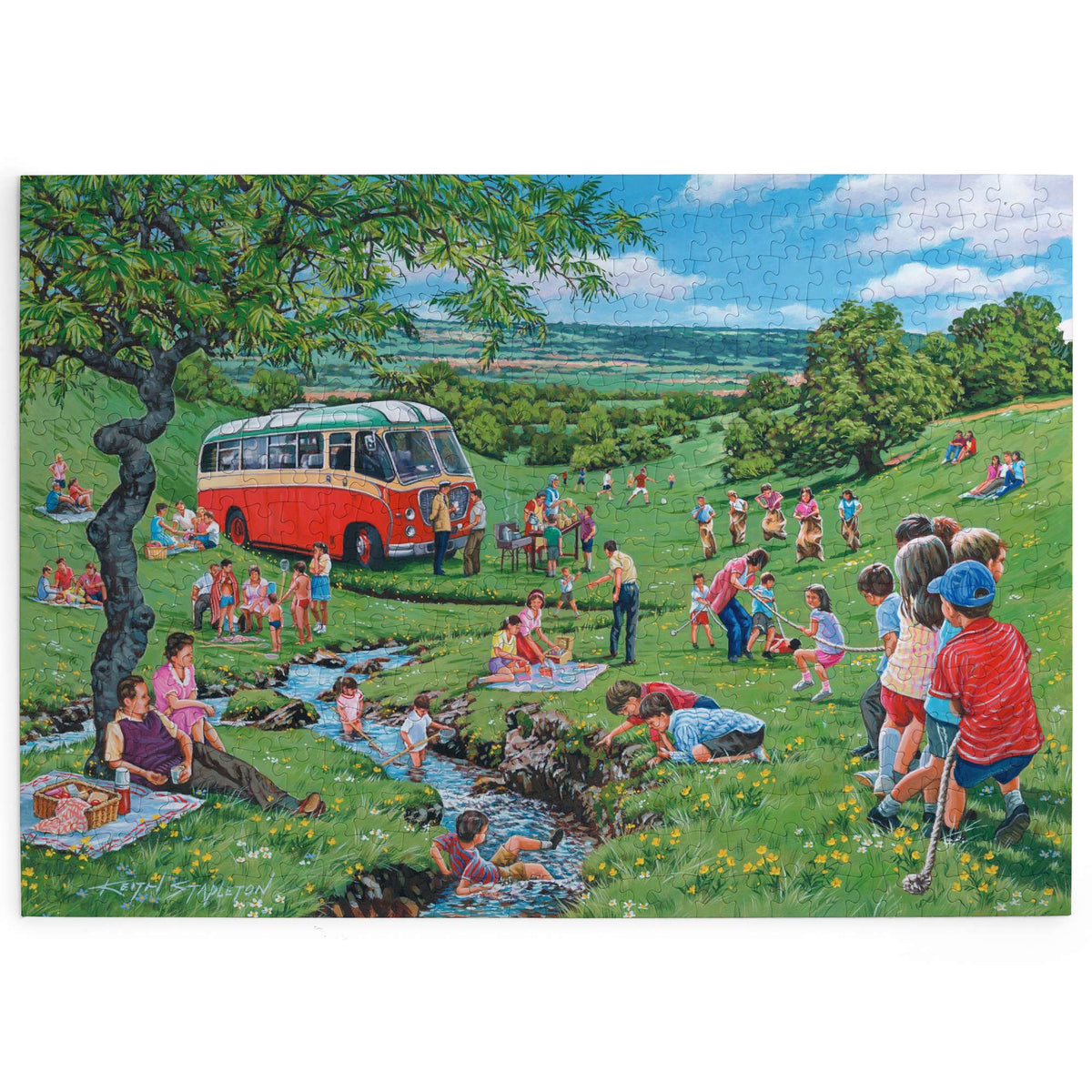 Made up: Sunday Picnic – 500 Piece Jigsaw Puzzle (House of Puzzles)