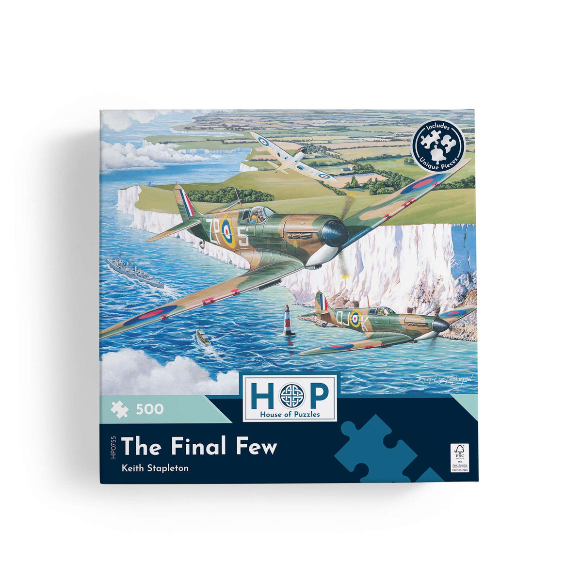 Box, straight on: The Final Few – 500 Piece Jigsaw Puzzle (House of Puzzles)