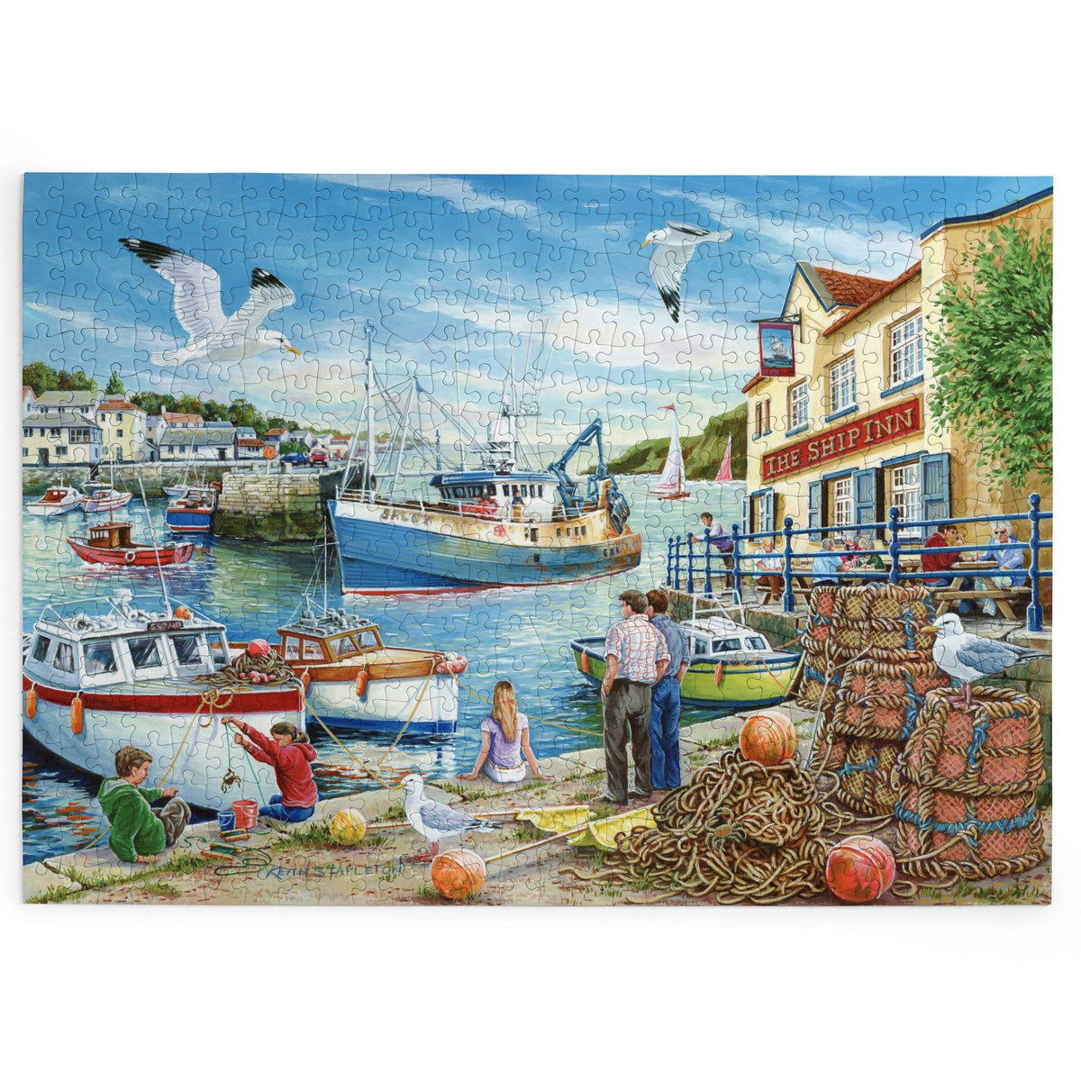 Made up: Ship Inn – 500 XL Piece Jigsaw Puzzle (House of Puzzles)