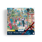 Box, straight on: Window Shopping – 500 XL Piece Jigsaw Puzzle (House of Puzzles)